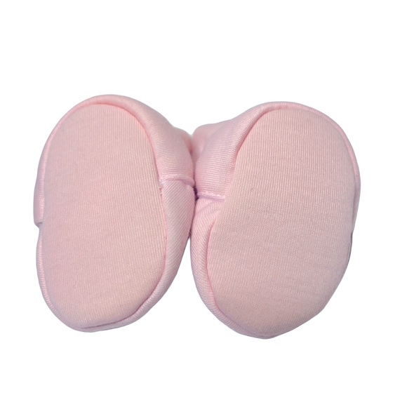 Pretty Pink Newborn Booties - Picture 2 of 4